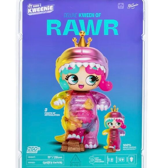 Deluxe Kween Of RAWR 11" Mega Size 250% Figure w Deluxe Finishes & Dino Fillings - Picture 3 of 4
